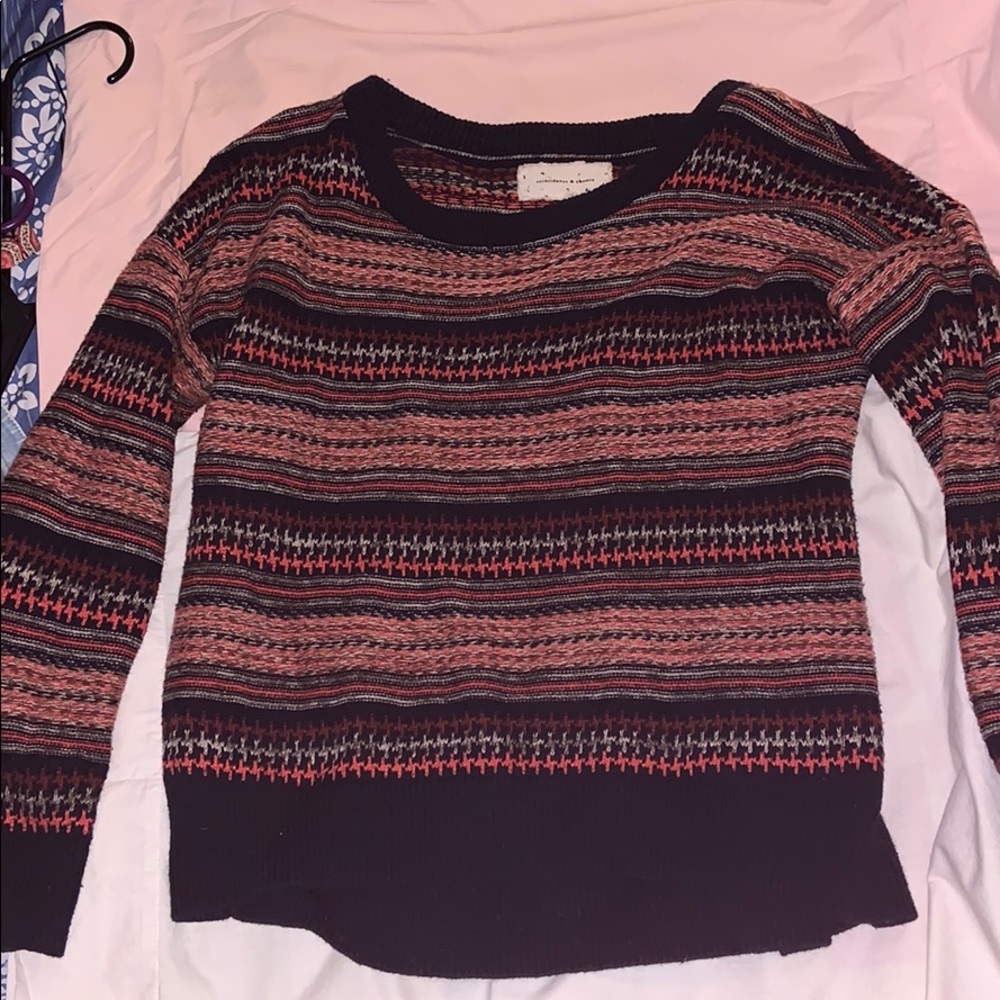 American Eagle multi-colored knit sweater